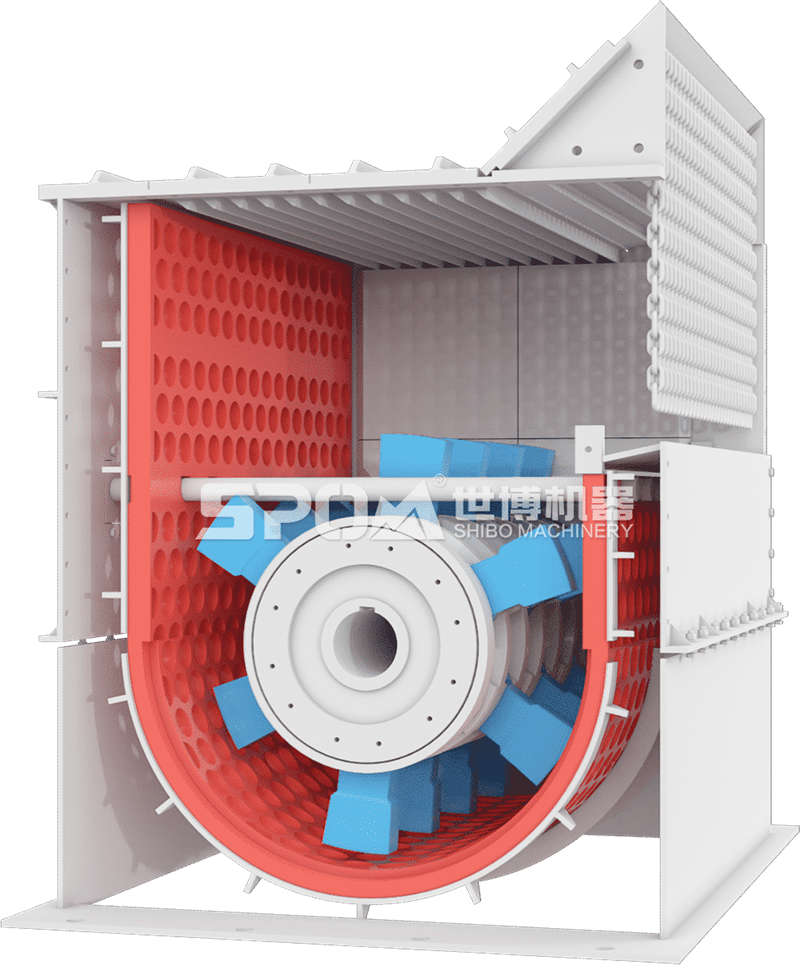 箱式破碎機內部結構圖